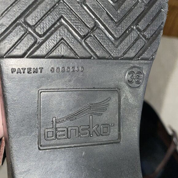 Dansko Women’s Work Mary Jane’s Size 38 U.S. 7 M Brown Leather Occupational - Picture 3 of 12